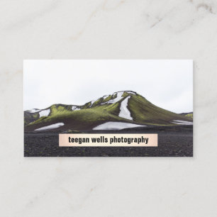 Carte photographique simple Plaque
