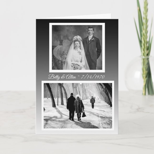 Carte Photos d'hier et d'aujourd'hui (Devant)