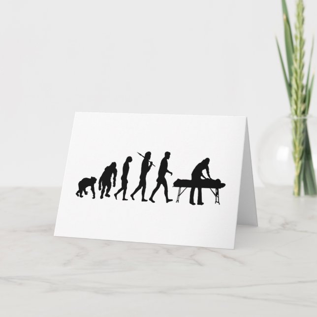 Carte physiothérapie Cadeaux de médecine sportive (Devant)
