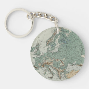 Carte physique de l'Europe