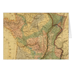 Carte physique et minéralogique de la France