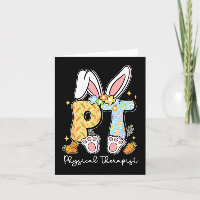 Carte Phytothérapeute Pt Thérapie Physique Bunny Easte (Devant)