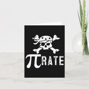 Carte Pi Rate Pi Day Pi Pirate Math Étudiant