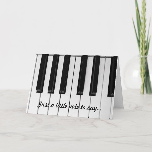 Carte Piano (Devant)