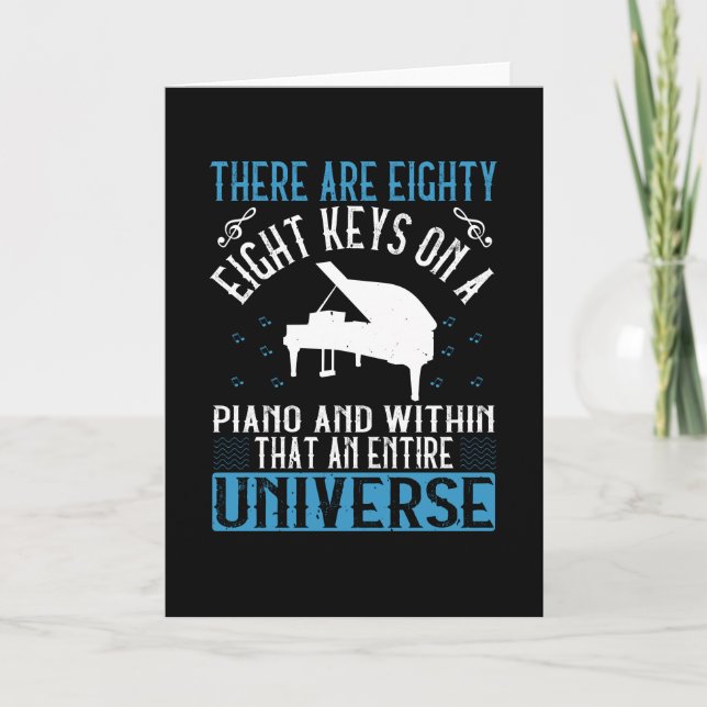 Carte Piano - (Devant)