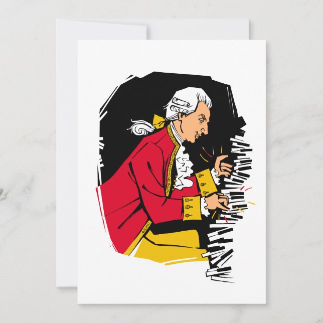 Carte Piano de Mozart (Devant)