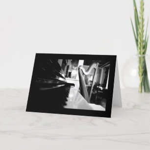Carte Piano & Harpe [Carte de voeux]