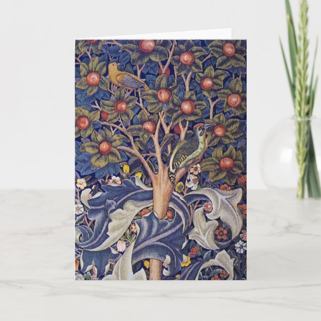 Carte Pic de bois, William Morris (Devant)