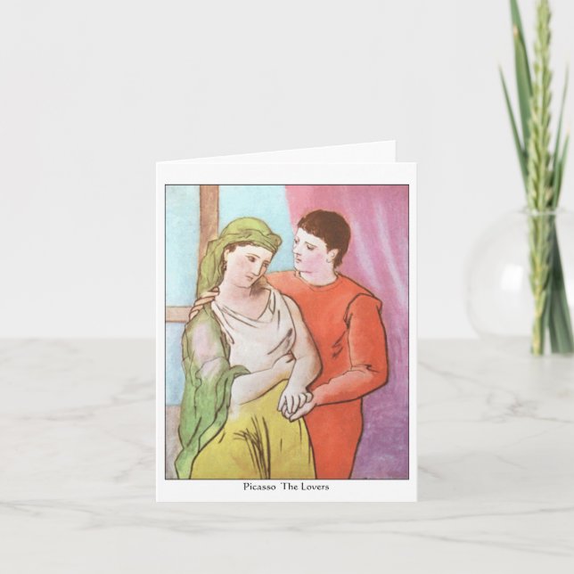 Carte Picasso-The Lovers (Devant)