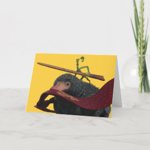 Carte Pickett & Teddy avec baguette et Cravate