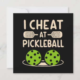 Carte Pickleball Drôle