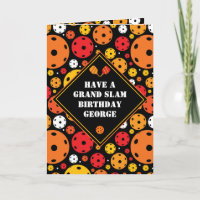 Pickleball Grand Chelem Anniversaire personnalisab