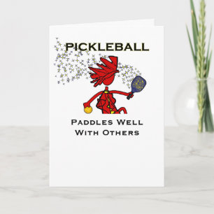 Carte Pickleball Paddles Bien Avec D'Autres