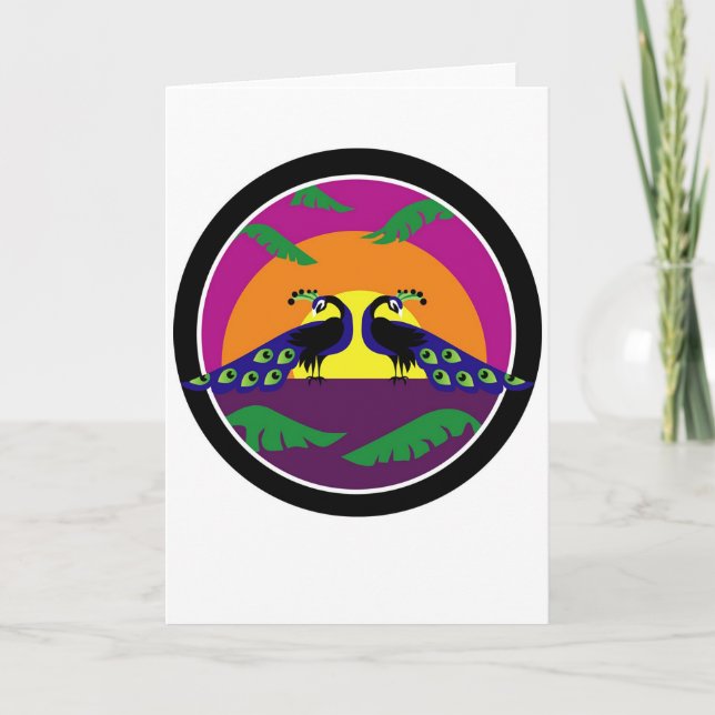 Carte Pics au coucher du soleil (Devant)