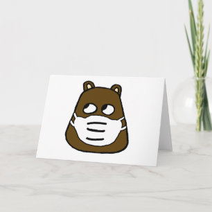 Carte Pièce de fond dans le masque facial