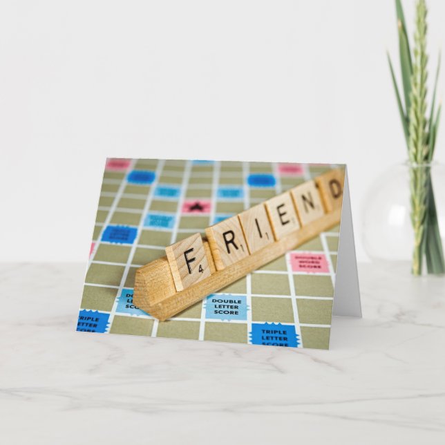 Carte Pièces de jeu pour l'anniversaire d'un ami (Devant)