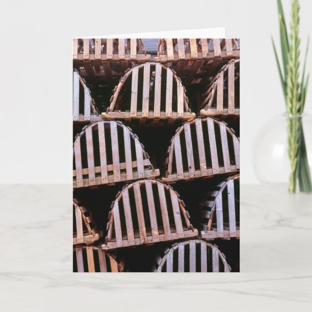Carte Pièges à homards en bois Vertical (Devant)