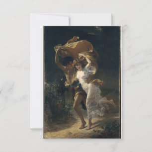 Carte Pierre-Auguste Cot - La tempête