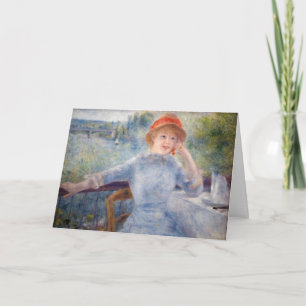 Carte Pierre Auguste Renoir - Alphonsine Fournaise