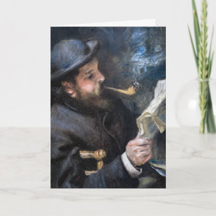 Carte Pierre-Auguste Renoir - Claude Monet lisant
