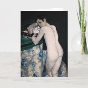 Carte Pierre-Auguste Renoir - Garçon au chat