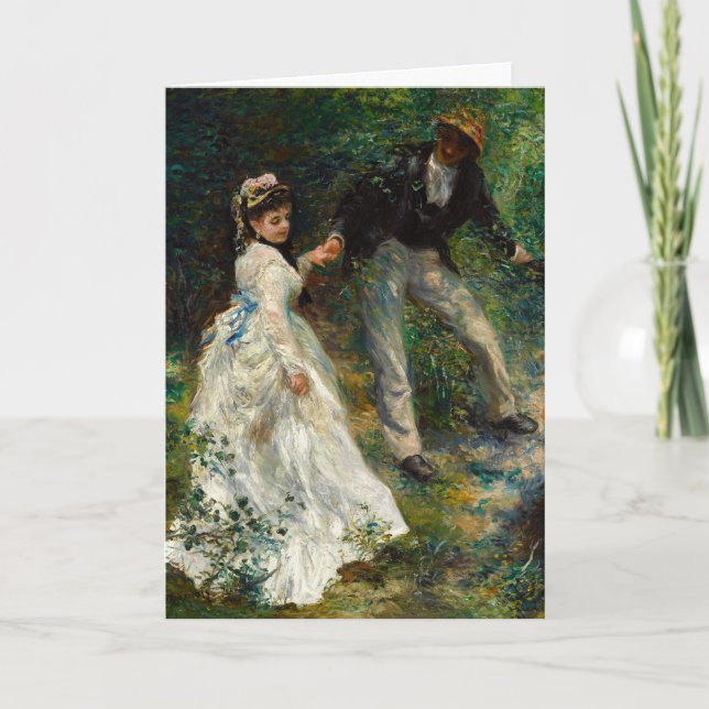 Carte Pierre-Auguste Renoir - La Promenade (Devant)