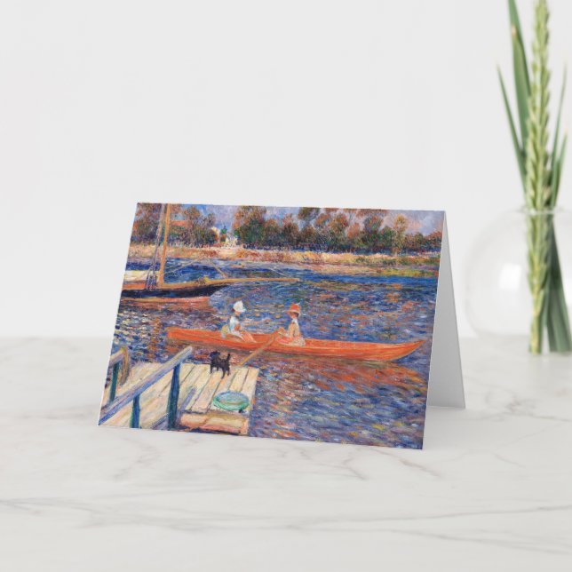 Carte Pierre-Auguste Renoir - La Seine à Argenteuil (Devant)