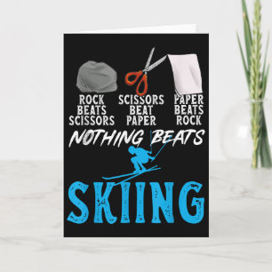 Carte Pierre Feuille Ciseaux Rien ne bat le Ski _1