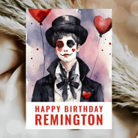 Pierrot noir et blanc