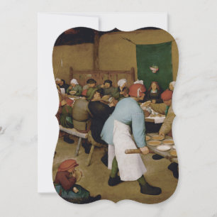 Carte Pieter Bruegel l'Ancien - Mariage paysan