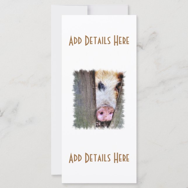 CARTE PIG (Devant)