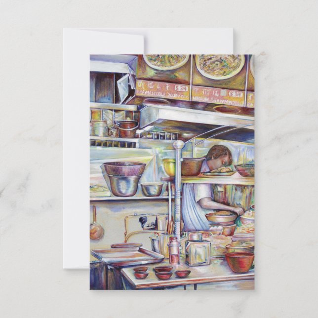 Carte Pigtail Soup, Singapour (Devant)