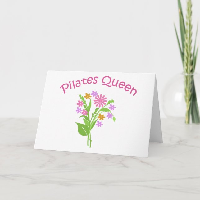 Carte Pilates Queen design original! (Devant)