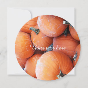 Carte Pile Citrouille de chute