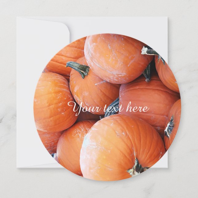 Carte Pile Citrouille tombé (Devant)