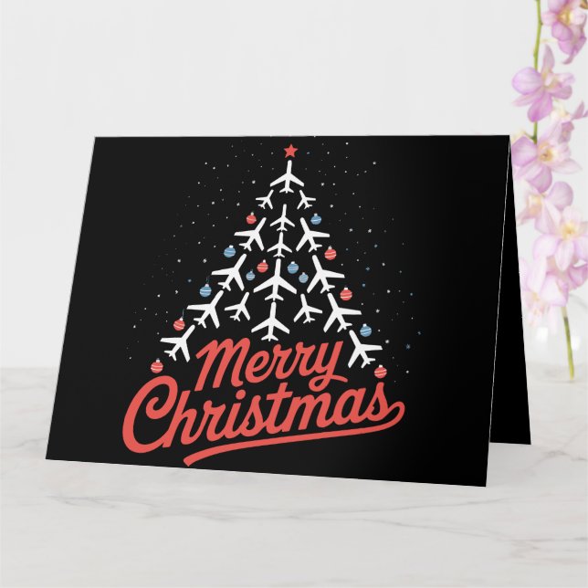 Carte Pilote d'arbre de Noël de l'avion (Orchidée)