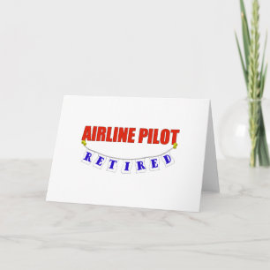 CARTE PILOTE DE LIGNE AÉRIENNE RETRAITÉE