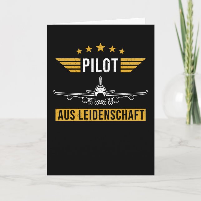 Carte Pilote Dit Pilotes Cadeaux (Devant)
