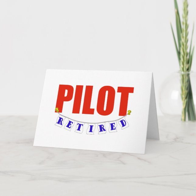 CARTE PILOTE RETRAITÉ (Devant)