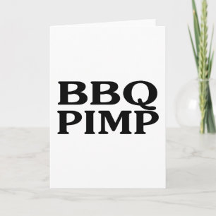 Carte Pimp barbecue
