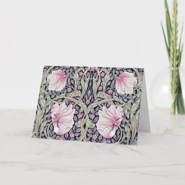 Carte Pimpernel, William Morris (Devant)