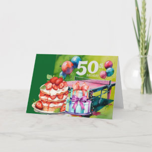 Carte Ping pong 50e anniversaire