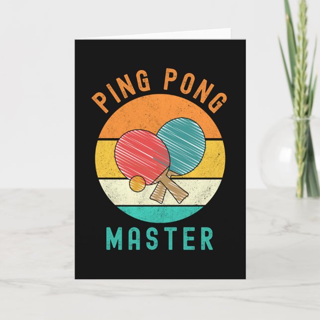 Carte Ping Pong Master (Devant)
