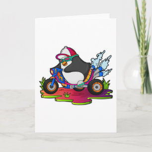 Carte Pingouin as Biker