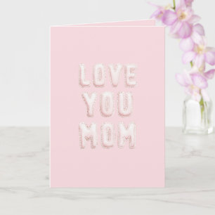 Carte Pink Amour Vous Maman Fête des Mères