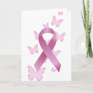 Carte Pink Aware Ribbon