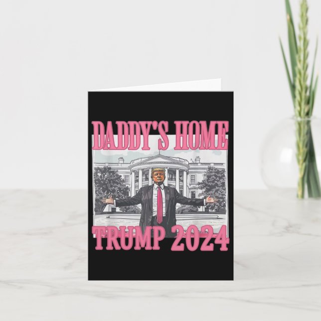 Carte Pink Daddys Accueil Trump 2024 (Devant)