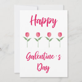 Carte Pink Happy Galentine´s Day for Best Friend