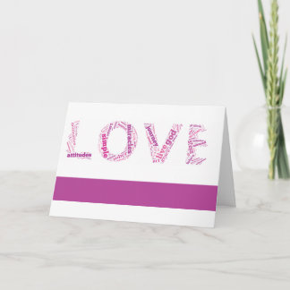 Carte Pink Love Sobriety Anniversary Card