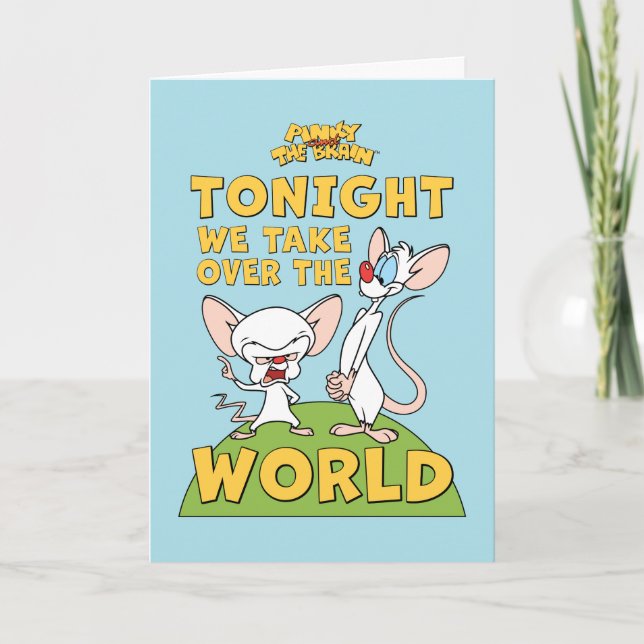 Carte Pinky et le cerveau | Reprendre Le Monde (Devant)